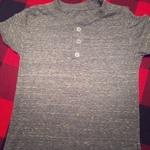 Toddler boy blue shirt